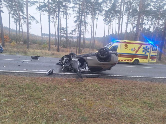 Koszmarny wypadek na DK10 pod Bydgoszczą! Jest nagranie z momentu zderzenia [WIDEO]