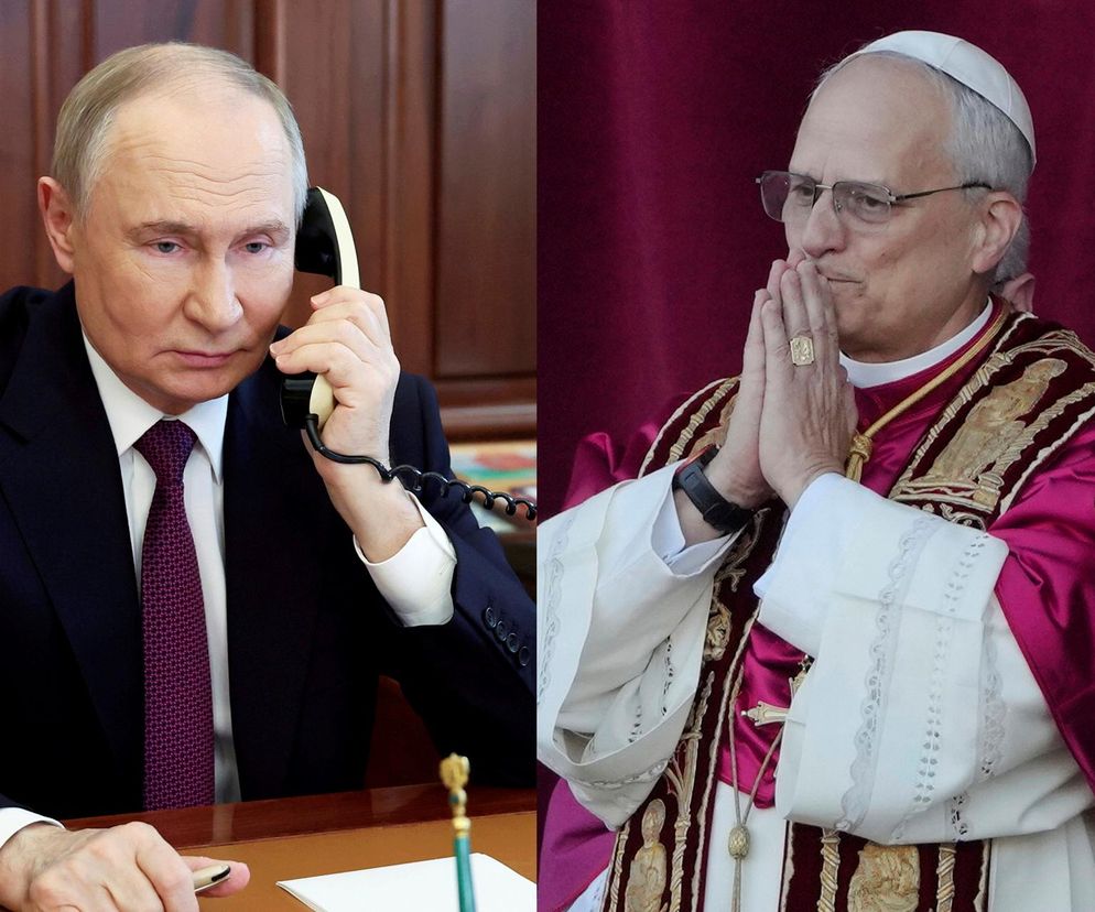 Putin rozmawiał telefonicznie z papieżem Leonem XIV. Tematem wojna w Ukrainie