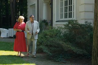 Barwy szczęścia, odcinek 3124. Małgorzata (Adrianna Biedrzyńska), Jerzy (Bronisław Wrocławski)