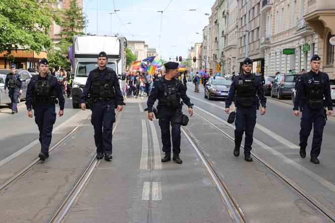 Minister ds. równości Katarzyna Kotula na Marszu Równości w Łodzi,