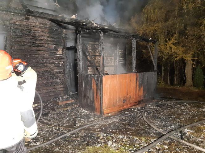 Tragiczny pożar w Błotnicy powiat konecki. Dwa zwęglone ciała