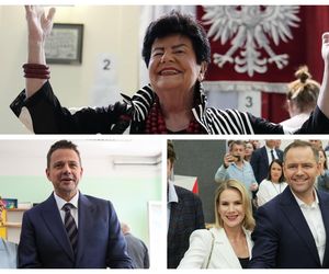 Wybory prezydenckie 2025. Ci znani Polacy ruszyli do urn wyborczych [ZDJĘCIA]