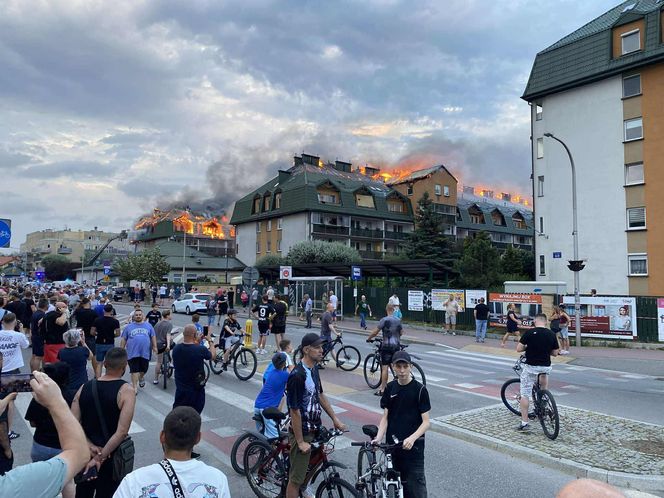 Pożar w Ząbkach (3.07.2025)