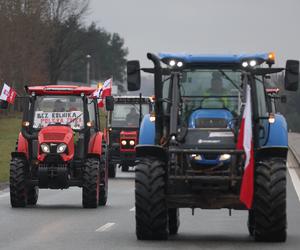 Protest rolników w Pyrzowicach