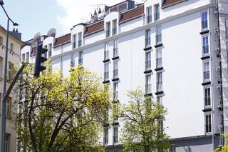 Hotel Jan III Sobieski w Warszawie podczas modernizacji, maj 2023