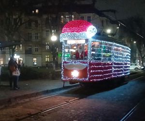 Mikołajkowy tramwaj w Szczecinie