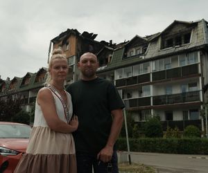 Pożar w Ząbkach zniszczył im życie. Wyszliśmy, jak staliśmy