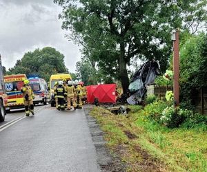 Tragiczny wypadek w Ślęzanach w gminie Lelów