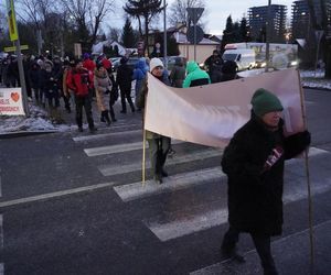 Protest kielczan przeciw budowie S74