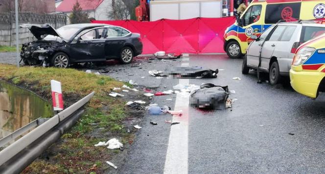 Wypadek śmiertelny w Dąbrowie koło Opola