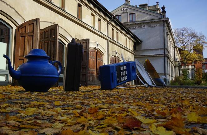 Eksponaty z filmu "Kingsajz" znajdują się na terenie Muzeum Kinematografii w Łodzi