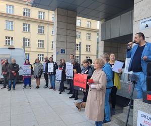 Protest nauczycieli w Poznaniu