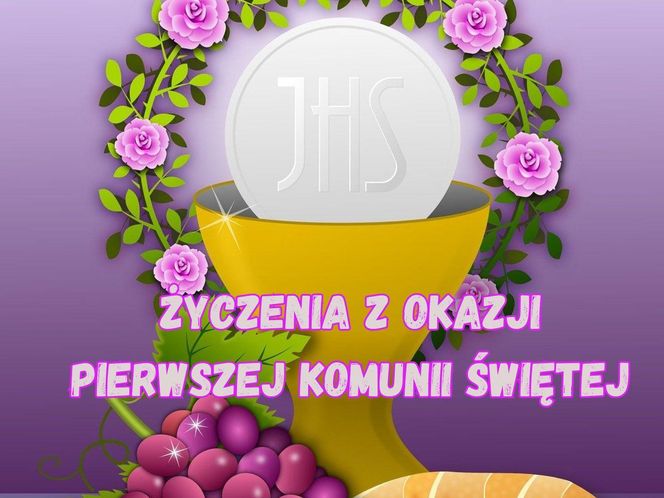 e-kartki z okazji Pierwszej Komunii Świętej