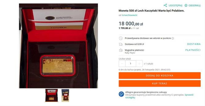 Moneta Lech Kaczyński