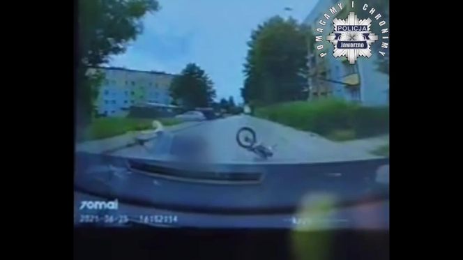 Jaworzno: 7-latek wjechał rowerem pod BMW. Sprawa będzie miała finał w sądzie. Drastyczne nagranie