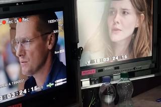 	M jak miłość nowy sezon na planie. Piotrek (Marcin Mroczek), Franka (Dominika Kachlik)