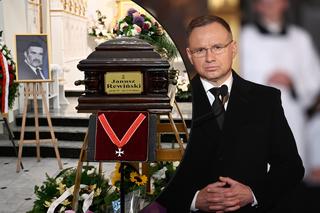 Niebywałe, co Andrzej Duda zrobił przed pogrzebem Janusza Rewińskiego. To wyciska łzy. Wspaniały gest