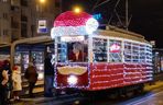 Mikołajkowy tramwaj w Szczecinie