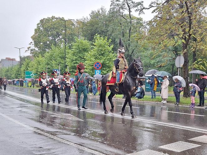 Pochód Gwarkowski 2025 w strugach deszczu