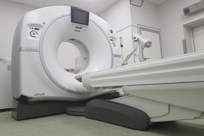 Nowa pracownia tomograficzna w szpitalu pulmonologicznym w Olsztynie.