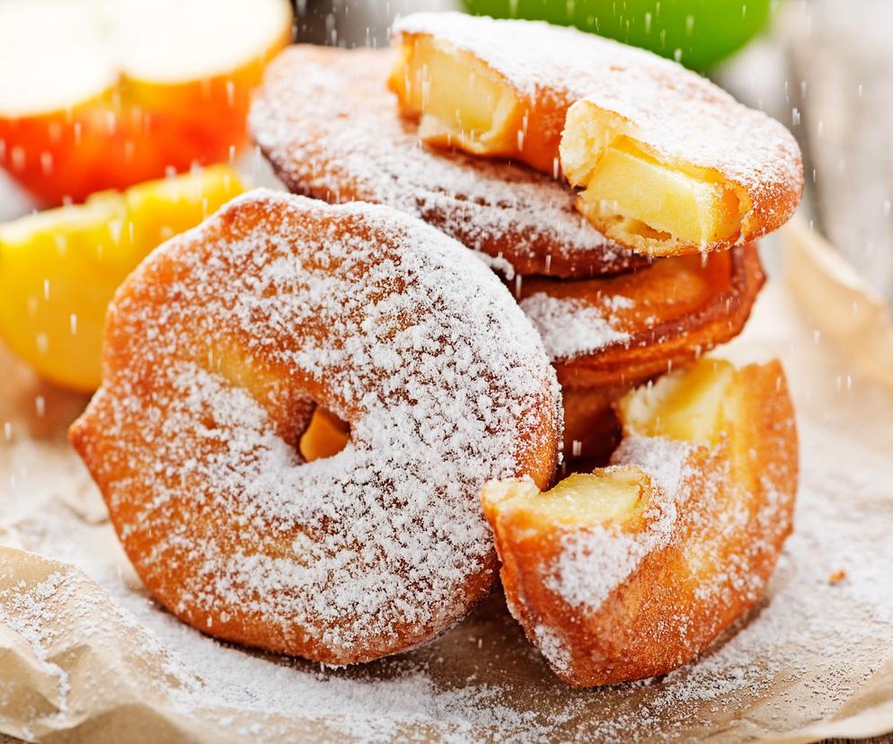 Oponki z jabłek lub ananasa