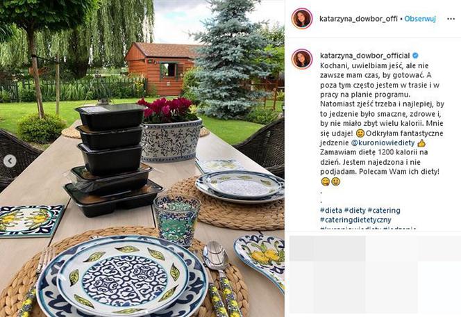Katarzyna Dowbor na diecie