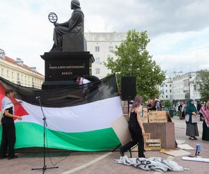 Marsz dla Palestyny przeszedł w niedzielę, 17 sierpnia ulicami Warszawy