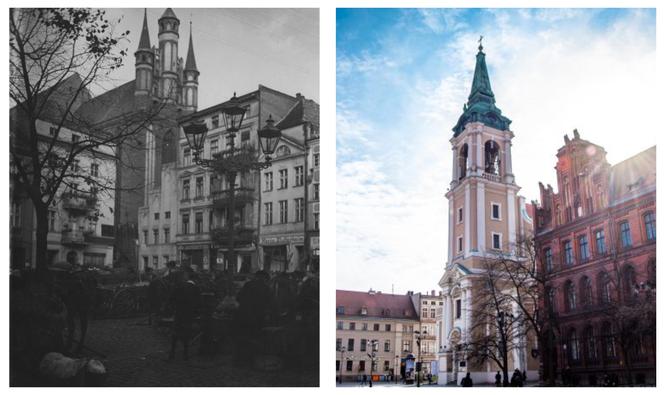 Rynek Staromiejski w Toruniu dawniej i dziś