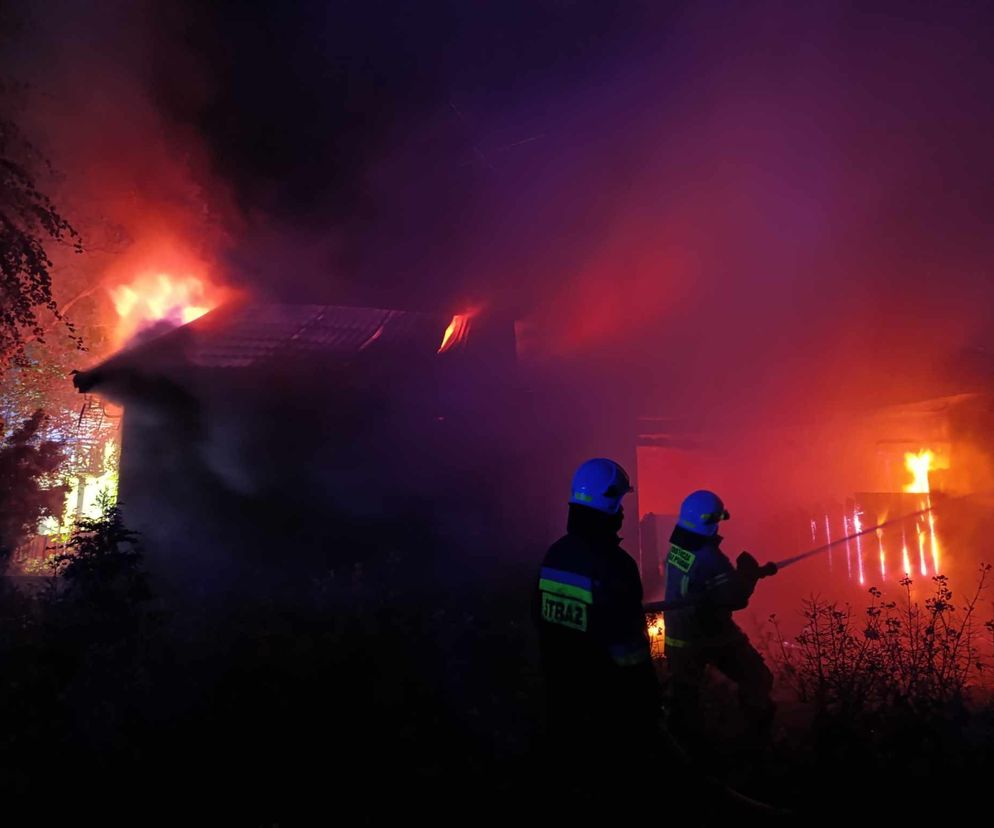 Tragiczny pożar pod Waśniowem. Nie żyje 70-letnia kobieta