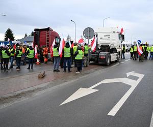 Protest rolników w Medyce