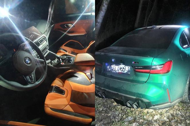 Luksusowe BMW porzucone na Podlasiu. Jak się tam znalazło?