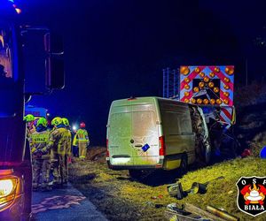 Wypadek na autostradzie A1 w Szarlejce