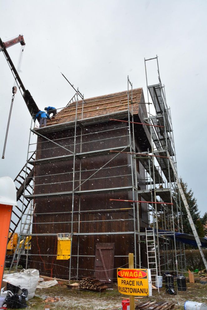 Wiatrak-koźlak w Koźminie Wielkopolskim