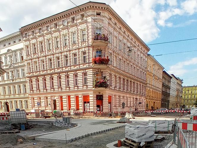 Przebudowa ulic w centrum Szczecina - lipiec 2020