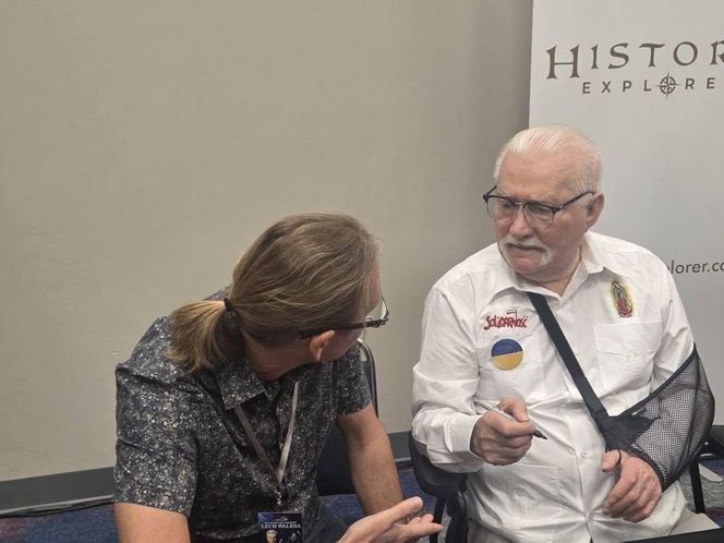 Lech Wałęsa w USA