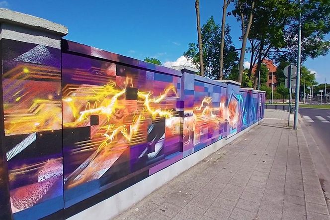 Nowy mural na Pogodnie