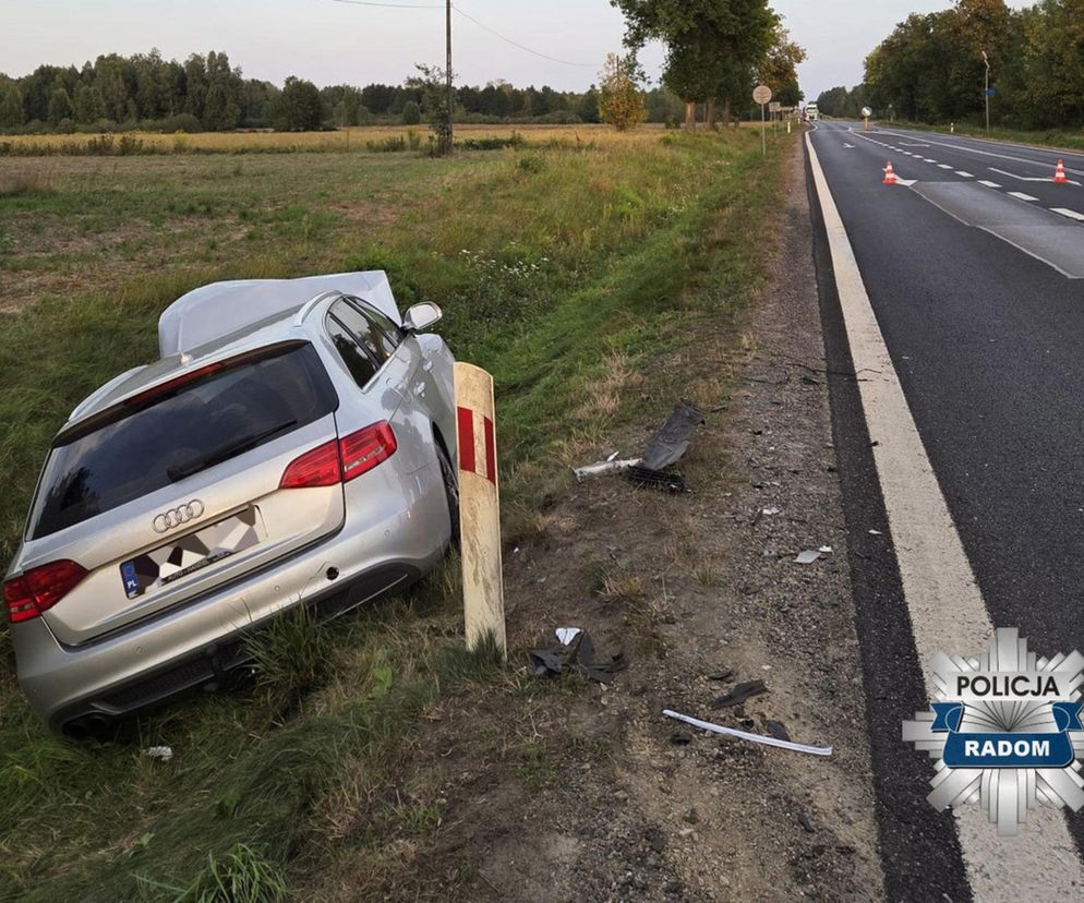 Opel zderzył się z audi. Dwie osoby w szpitalu. Są pierwsze ustalenia