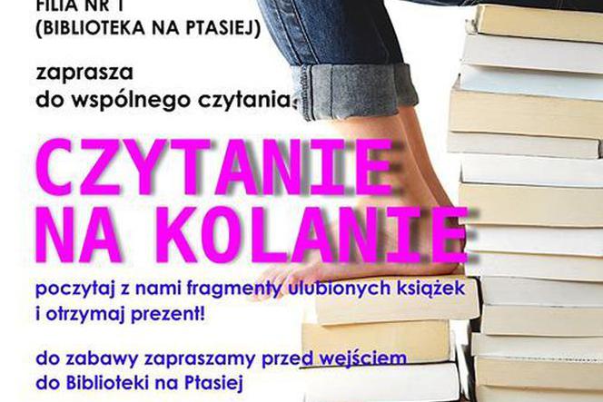 Weź książkę na kolano! Już dziś miejska akcja