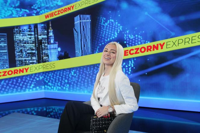 Cała prawda o Caroline Derpieński. Modelka tłumaczyła się w programie "Express Wieczorny"