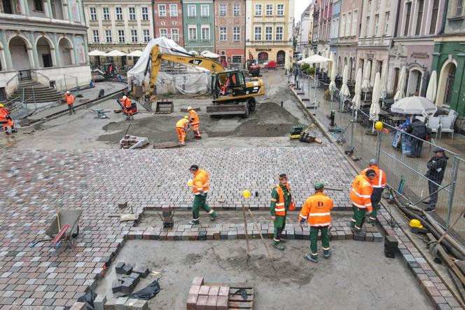 Remont na Starym Rynku w Poznaniu trwa. Kiedy koniec prac? 