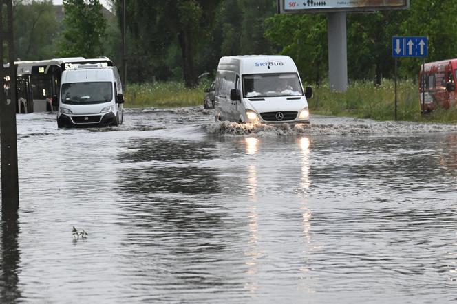 Szczecin zalany po burzy, 1.07.2022