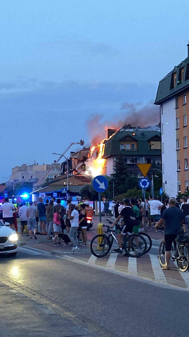 Pożar w Ząbkach (3.07.2025)
