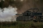 Ukraiński Leopard 1A5 na polowaniu. Przyczaił się na rosyjską piechotę