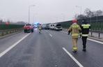 Karambol na trasie krajowej w Cedzynie koło Kielc! Zderzyło się ponad 30 samochodów, są ranni!