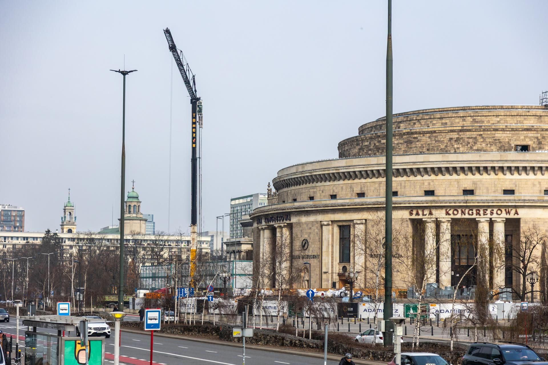 Sala Kongresowa w Warszawie - remont ma się zakończyć w 2026 roku