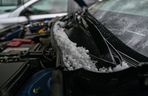 Potężne burze nad Podkarpaciem. Grad, wicher i potoki deszczu, jak w środku lata!