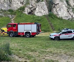 Akcja ratownicza Jurajskiej Grupy GOPR w Dolinie Kobylańskiej
