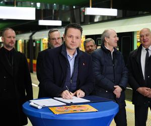 Projekt III linii metra w Warszawie - podpisanie umowy