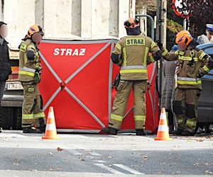 Ciężarówka zmiażdżyła rowerzystę na drodze. Cyklista nie miał szans