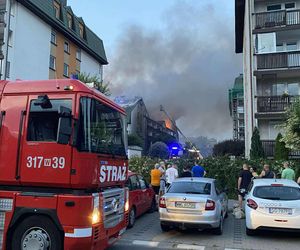 Pożar w Ząbkach (3.07.2025)